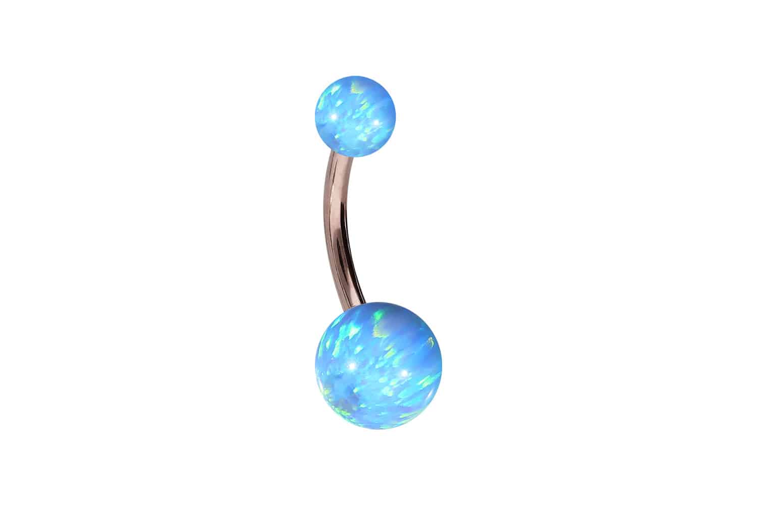 Titan Bananabell Piercing SYNTHETISCHE OPALE